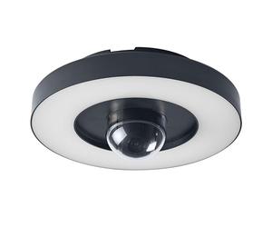 OSRAM SMART+ CIRCLE applique da esterno con telecamera | SMART+ Wifi Circle Camera, Outdoor Lighting Accesories, Grigio scuro, 30000 h, confezione da 1
