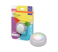 OSRAM SMART+ DOT-IT TWIST & SHAKE, luce notturna mobile intelligente o luce per bambini con 16 milioni di colori RGB, controllabile tramite pressione e rotazione o app, magnetica