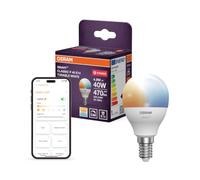 OSRAM SMART LED P40 Miniball E14 4,9W ZigBee Bianco Regolabile | SMART+ ZIGBEE Tunable White Classic, LED Lamps, bianco, 20000 h, confezione da 1