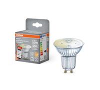 OSRAM SMART+ LED Spot PAR16 GU10 Bianco caldo, dimmerabile, Matter over WiFi, controllabile tramite app e assistente vocale, 4,7 W, 2700 K, forma riflettore