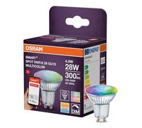 OSRAM SMART LED Spot PAR16 Riflettore GU10, 4,9W ZigBee 3.0, RGBW 16 milioni di colori, dimmerabile, controllo tramite app, Alexa