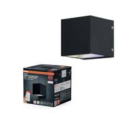 OSRAM SMART+ Matter Applique LED Regolabile RGB+TW | SMART+ MATTER Adjustable Beam Wall, Outdoor Wall Lights, Nero, dia, 30000 h, confezione da 1