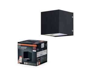 OSRAM SMART+ Matter Applique LED Regolabile RGB+TW | SMART+ MATTER Adjustable Beam Wall, Outdoor Wall Lights, Nero, dia, 30000 h, confezione da 1