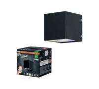 OSRAM SMART+ Matter Faretto Regolabile Applique LED Nero, 8W, 320lm, RGB+TW 3000-6500K, WiFi, Alexa, IP44 Esterno