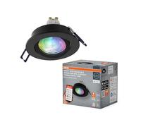 OSRAM Smart Matter LED Spot GU10 RGBW flessibile nero, 4,7 W Smart Home, allumi