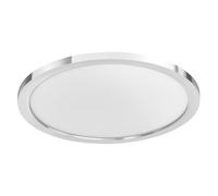 OSRAM SMART+ Matter over Wifi Orbis Disc lampada decorativa a soffitto per bagno, montaggio a soffitto in alluminio argento, TW e dimmerabile, protezione IP44, per bagno