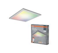 OSRAM SMART+ Matter over Wifi Pannello a soffitto, Plafoniera bianca in alluminio, 300x300mm RGB + W, Protezione IP20, per interni