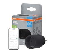 OSRAM SMART+ MATTER Presa UE nera, presa intelligente con tecnologia Matter over WiFi per integrare dispositivi elettrici nel sistema smart home
