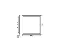 OSRAM SMART+ pannello LED WiFi PLANON MAGIC, bianco 45 cm RGB CCT OSRAM SMART+