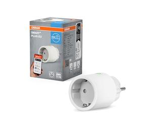 OSRAM SMART+ Prise intelligente avec Matter over WiFi, développée pour Alexa - configuration facile en un clic, intègre des appareils conventionnels jusqu’à 2300W dans la maison intelligente,pack de 1