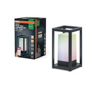 OSRAM SMART+ RGB e bianco caldo con batteria esterna USB 5200 mAh, controllo WiFi, protezione IP44, lampada da giardino dimmerabile per terrazza e balcone