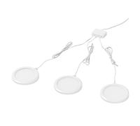 OSRAM SMART+ Round luce sottopensile WiFi, tre luci rotonde, bianco, 6,5W, 375lm, 83mm, luce bianca regolabile 3000K-6500K, dimmerabile, lunga durata, montaggio facile, controllo via SMART+ App