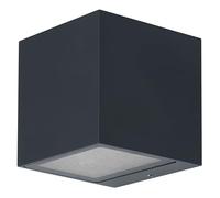 OSRAM SMART+ WiFi Brick Applique LED Su/Giù Grigio scuro, 14W, 550lm, RGB+W 3000K, WiFi, Alexa, IP44 Esterno