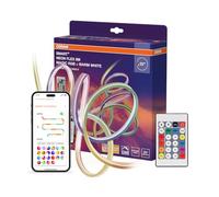 OSRAM SMART WIFI NEON FLEX Strisce LED colorate/bianche per esterni con WiFi e distribuzione omogenea della luce, MGC TW RC, non dimmerabile, bianco, silicone, 5m, sorg. lum. non sostituibili