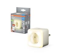 OSRAM SMART+ WIFI Presa UE con luce notturna bianca, IP20, per integrazione dispositivi smart home e sicurezza