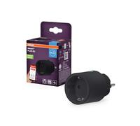OSRAM SMART+ ZIGBEE Presa EU nera, presa intelligente con monitoraggio del consumo energetico e tecnologia ZigBee per integrare dispositivi elettrici nel sistema smart home