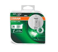 Osram Spain MT-OULT7-DUO_PL OULT7-DUO_PL - Confezione di 2 lampade alogene OSRAM ULTRA LIFE H7 12V 55W DUO