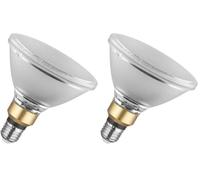 OSRAM Spot PAR38 Lampadina LED, 12.5 W Equivalenti 120 W, Attacco E27, Luce Calda 2700K, Confezione da 2 Pezzo