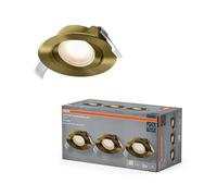 OSRAM Spot Set Faretto LED da incasso CCT orientabile in ottone