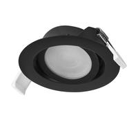 OSRAM Spot Set LED Faretto da incasso CCT orientabile Nero, Set di 3 faretti da