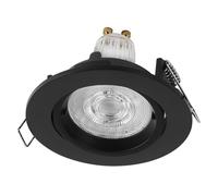OSRAM Spot Set Twistlock Faretto LED da incasso flessibile nero, 2,6W 2700K bianco caldo, alluminio, sistema twistlock