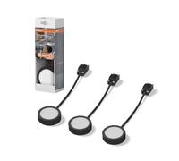 LED sottopensile cucina Ledvance Spot puck 3 W 330 lm 3000 K 3 pz Nero