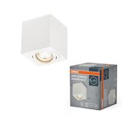 OSRAM Spot Surface faretto quadrato da soffitto, bianco, con attacco GU10, compa