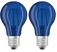 OSRAM STAR DECO CLASSIC A Lampadina LED, Attacco: E27, Giallo, 2200 K, 2.50 W, Equivalenti a 15 W, LED STAR DECO CLASSIC A, Opaco, Taglia Unica (Confezione da 2)