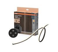 OSRAM Strisce LED Flex Acoustic Nere, 2,6m, 29W, 208lm, 3000K bianco caldo, H10mm, Set Iniziale con Telecomando