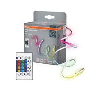 OSRAM Striscia LED FLEX AUDIO TV 2M VR, bianca, 3,5W, 55lm, luce colorata con sensore di colore RGB, ricevitore audio integrato, telecomando, lunga durata, facile da installare, porta USB, IP20