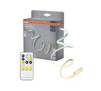 OSRAM Striscia LED FLEX COB 5M TW RC, gialla, 30W, 1700lm, luce bianca regolabile, tecnologia COB, distribuzione omogenea della luce, con telecomando, lunga durata, facile da installare, IP20
