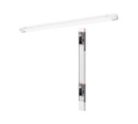 OSRAM Striscia luminosa LED ad alta efficacia luminosa in bianco con corpo in lamiera d'acciaio, bianco freddo, sostituzione per lampade T8, protezione IP20 per interni
