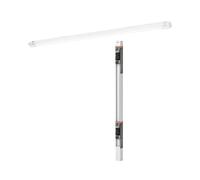 OSRAM Striscia luminosa LED alta efficienza luminosa bianca con corpo in lamiera d'acciaio, bianco caldo, sostituisce lampade T8, protezione IP20 per interni