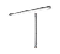 OSRAM Submarine plafoniera con sensore di movimento integrato 120cm 16W, lampada LED grigia, protezione IP65, per magazzini e garage