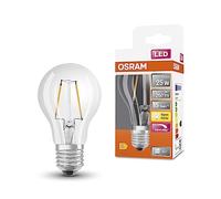 OSRAM LED Superstar Classic A25 LED Dimmibile LED per presa E27, forma della pera, FIL, 250 lumen, bianco caldo, 2700k, sostituzione per lampadine da 25 W convenzionali, 1 pacco