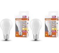 OSRAM SuperStar Classic A25 - Lampadina LED dimmerabile E27, GL FR, 250 lumen, bianco caldo (2700 K), ricambio 25 W (Confezione da 2)