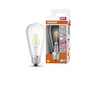 OSRAM Superstar - Lampada LED dimmerabile con resa cromatica extra elevata (CRI90), filamento ottico E27, bianco freddo (4000 K), 730 lumen, ricambio 60 W, dimmerabile, confezione da 1