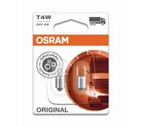OSRAM T4W 24V Lampadina Indicatore BA9s 3930-02B Lampada Auto