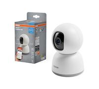 OSRAM Telecamera SMART+ WiFi 360° 4MP 2K QHD, Pan-Tilt, Visione notturna 7m, Audio bidirezionale, Compatibile con Alexa, Bianco