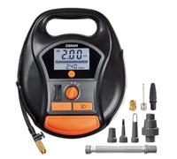 OSRAM TYREinflate 6000, compressore e pompa ad aria digitale ricaricabile e senza fili, con luce LED e funzione di sgonfiaggio, collegamento alla rete elettrica tramite presa da 12 V dell'auto