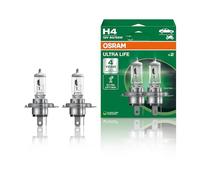 OSRAM ULTRA LIFE, H4, 64193ULT-HCB, fari alogeni, Duo Box (2 lampade)