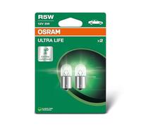 2 OSRAM Ultra Life R5W Alogena Lampadine Segnale 50lm 12V 5W