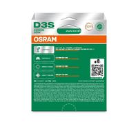 Duopack OSRAM D3S Xenon Hid 35W PK32d-5 Ultra Life 10 4300K Modello 2024