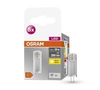 Osram Universal LED, set da 5 G4, 2700 K, 1,8 W, 4058075758025, Universal [Lampadine > Lampade a LED]