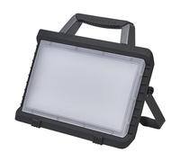 OSRAM VAL BAT PANEL Faro da lavoro LED, grigio scuro/nero, 30W, 2400lm, colore della luce bianco freddo, alimentato a batteria, funzione di ricarica USB grazie al power bank integrato, portatile,