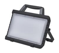 OSRAM VAL BAT PANEL Faro da lavoro LED, grigio scuro/nero, 30W, 2400lm, colore della luce bianco freddo, alimentato a batteria, funzione di ricarica USB grazie al power bank integrato, portatile,