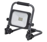 OSRAM VAL BAT Faro da lavoro LED, grigio scuro/nero, 20W, 2000lm, colore della luce bianco freddo, alimentato a batteria, funzione di ricarica USB grazie al power bank integrato, portatile, IP54,