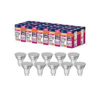 OSRAM Valore a stella a LED PAR16 LED LED per GU10 SCKEL, lampada riflettore, GL, 620 lumen, bianca diurna, 6500k, sostituzione per lampadine a 49 W convenzionali, non dimmerabile, pacchetto da 10