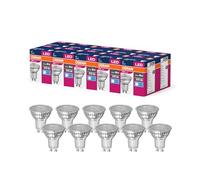 OSRAM Valore a stella a LED PAR16 LED per base GU10, lampada riflettore, GL, 575 lumen, bianco freddo, 4000k, sostituzione per lampadine da 80w convenzionali, non dimmerabile, 10 pacchetti