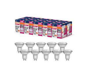 OSRAM Valore a stella a PAR16 per base GU10, lampada riflettore, GL, 350 lumen, bianco diurna, 6500k, sostituzione per lampadine da 50 W convenzionali, non dimmerabile, 10 pacchetti